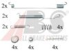 NISSA 4100843000 Accessory Kit, brake shoes